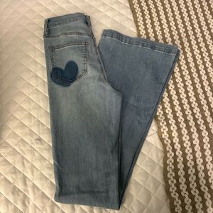 alterd state boot cut heart jeans!